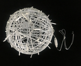 Kerst LED Rotanbal Slinger – Warme Feestverlichting & Buiten Fairy Garden Kerstverlichting