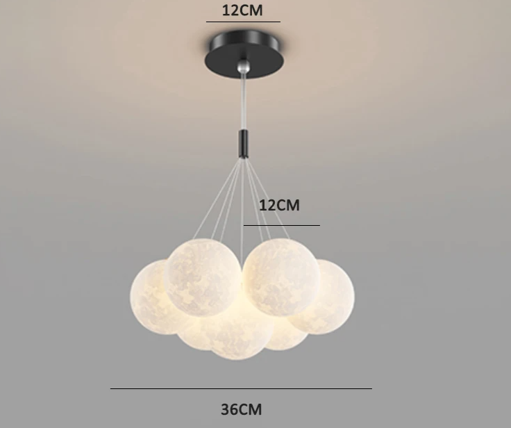 DreamGlow KidsChandelier – Moderne 3D-Print Kinderkamer Hanglamp