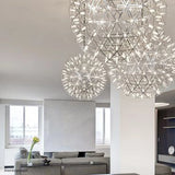 Skapetze - S.Luce Pro Atom 70 Led Hanglamp Metalen Bol 2484Lm Chroom