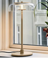 Aurélo – Designer Tafellamp van Glas met LED in Postmoderne Stijl