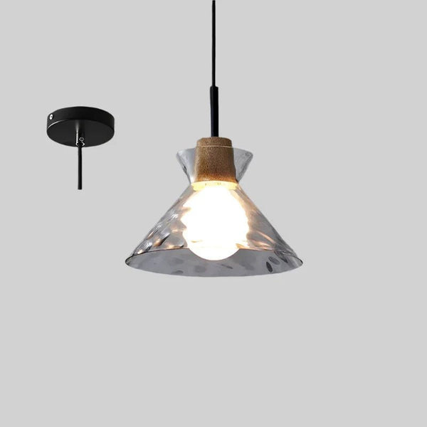 Minimalistische Art Ripple Glazen Hanglamp - hanglampen - sfeerbeeld