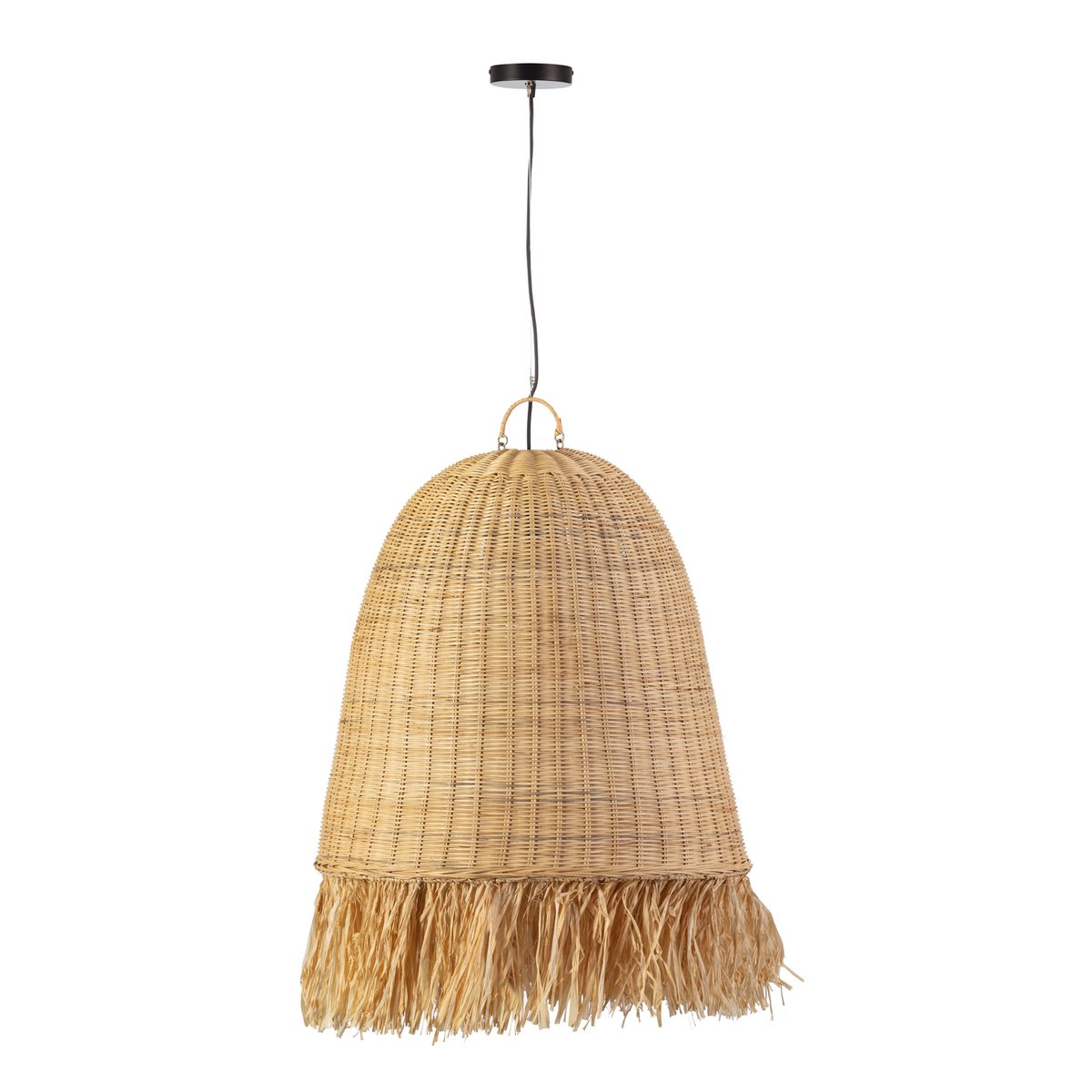 Alexandra Thai - Plafondlamp 60X60X60/200 Ratan/Natuurlijk Sisal - plafondlampen - sfeerbeeld