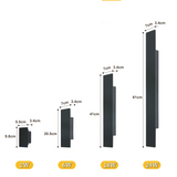 LumaShield Duo – LED Wandlamp Zwart & Wit