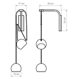 Luxcambra - Sirius Wandlamp