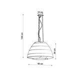 Lightinup Srl - Bella 60 Zwarte Kroonluchter