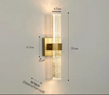 AuroraLux Bubble Wandlamp – Luxe Gouden LED