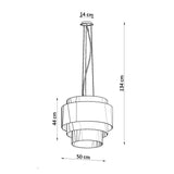 Lightinup SRL - Reflectie 50 Witte Kroonluchter