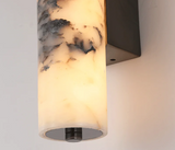 Marbella Lux Sconce – Natuurlijke Zwarte Marmeren Wandlamp in Italiaans Design voor Slaapkamer &a Woonkamer