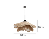 WabiRope Aura: Scandinavische Wabi Sabi Hennep Touw Hanglamp