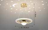 LunaNova LED Plafondlamp met Sterrenprojectie