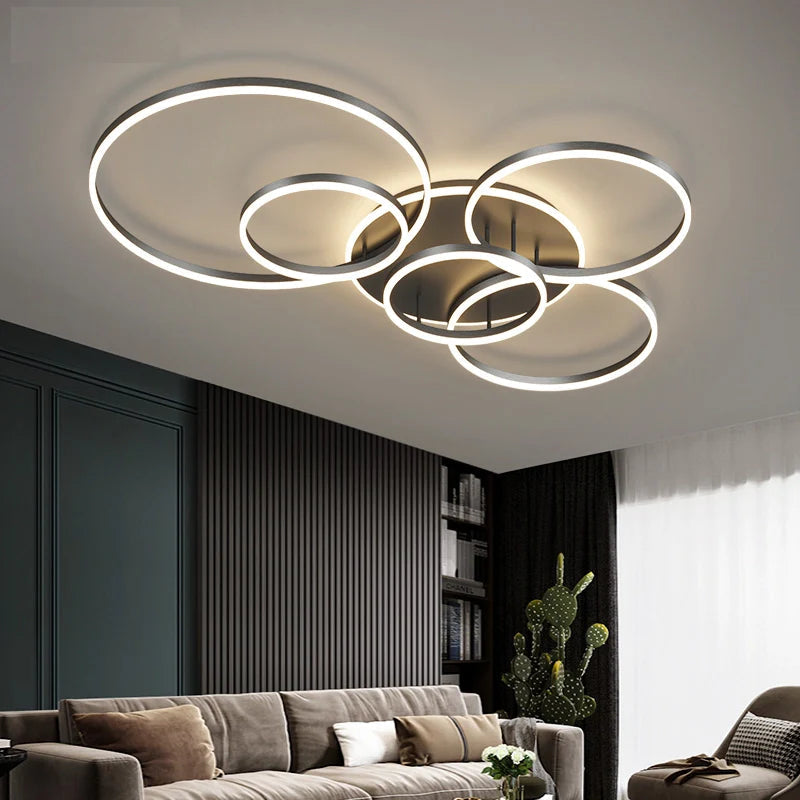 Moderne Plafondlamp Zwart - plafondlamp