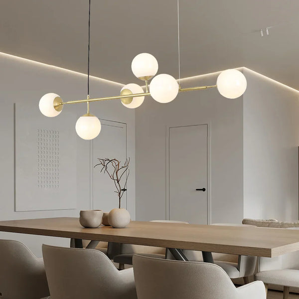 Glazen Bol Hanglamp - hanglampen - detail