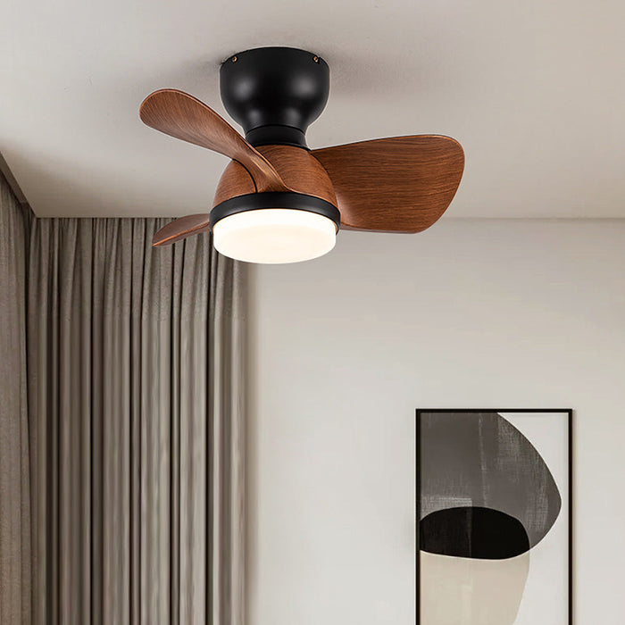 Eenvoudige Stijlvolle Plafondventilator Met LED Verlichting - plafondlamp - in de kamer