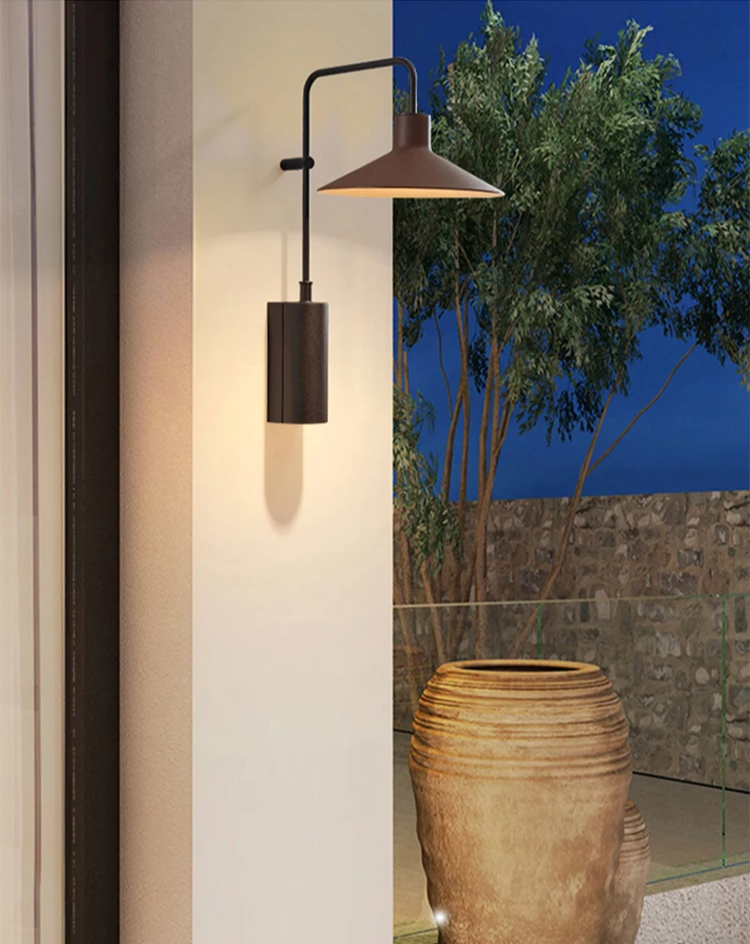 Aurelio Retro Outdoor Wall Lamp - wandlamp - zijaanzicht