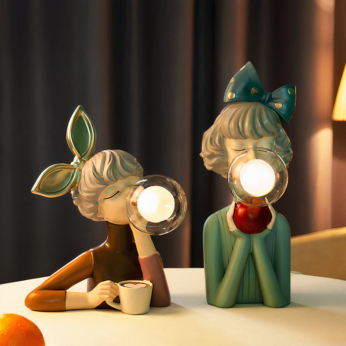 Vier zussen | Tafellamp - tafellampen - sfeerbeeld