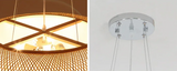 BambuLoom Grace: Handgemaakte Bamboe Rieten Hanglamp