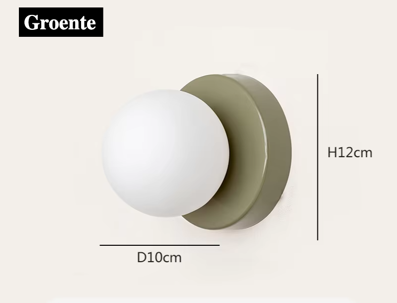 LumiGlobe – Moderne Scandinavische Hanglamp met Glasdesign - wandlamp