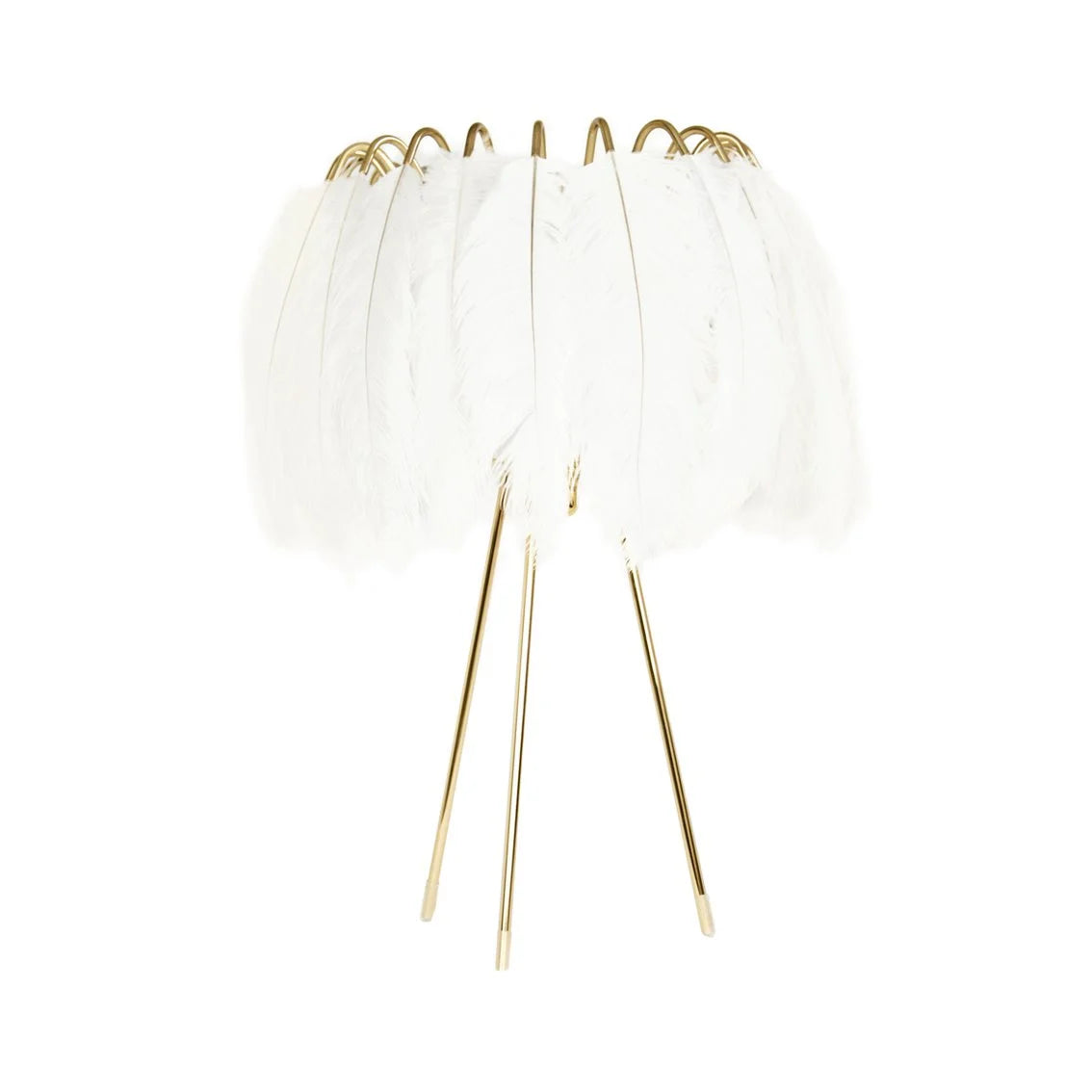 Mineheart - Feather Tafellamp Wit - tafellampen