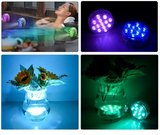 LUMISNAP 10-LED RGB Onderwaterlampen met Magnetische Bevestiging