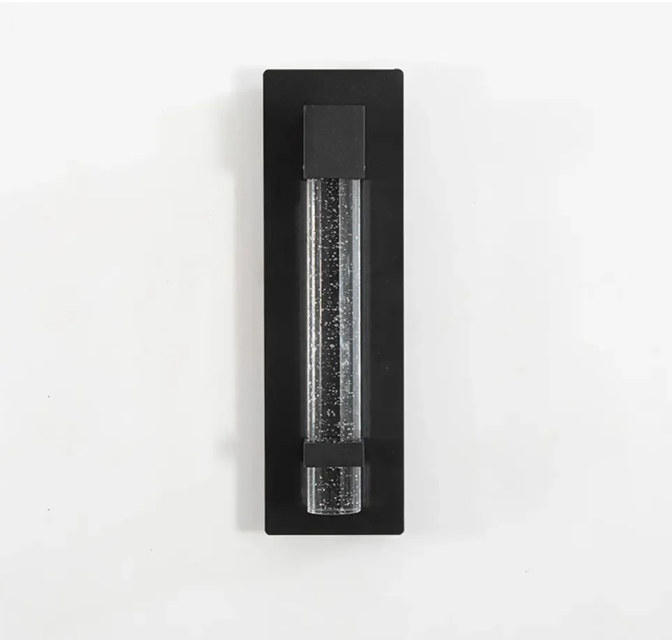 CrystalLux Buitenwandlamp – Moderne Waterdichte Wandverlichting met K9 Kristal & Anti-Roest Aluminium - buitenverlichting - i