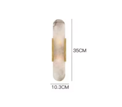 Luxe Marmeren Wandlamp – Modern Design met Stijlvolle Verlichting
