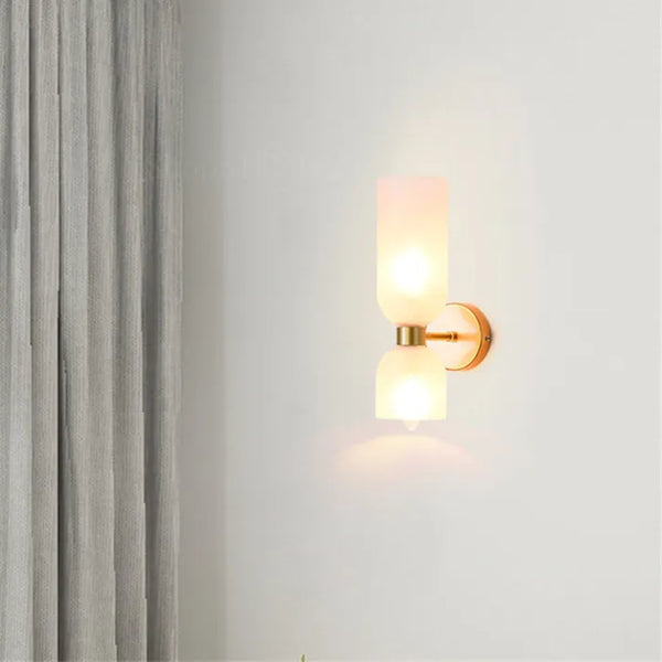 Dubbele Kop Glazen Wandlamp Led Sconce