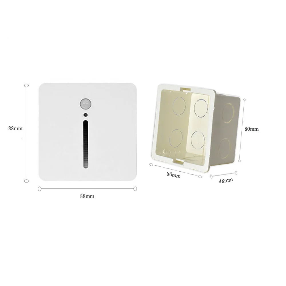 LumiStep Sensor Wandlamp - wandlamp - materiaaldetail