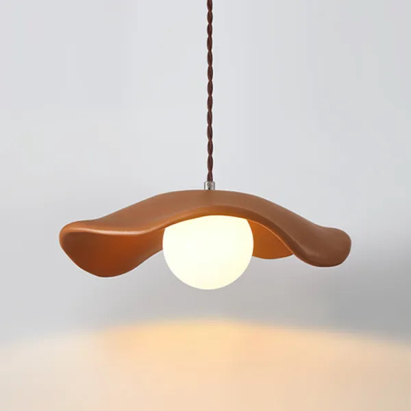 Creatieve Wabi Sabi Eetkamer Hanglamp Met Lotusbladeren