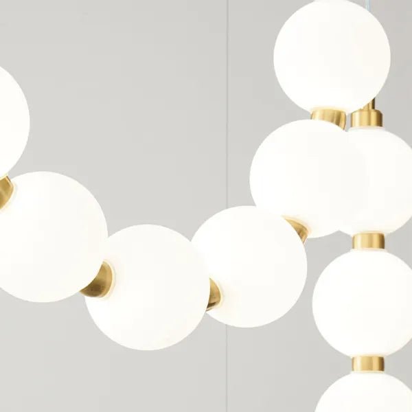 Ketting Kroonluchter - hanglampen - zijaanzicht