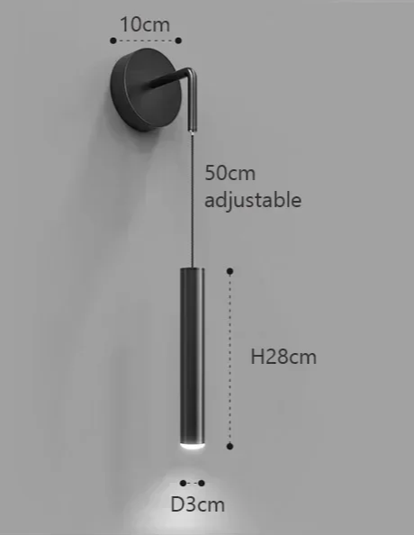 DINDALLED Modern LED Wandlamp - wandlamp - gemonteerd