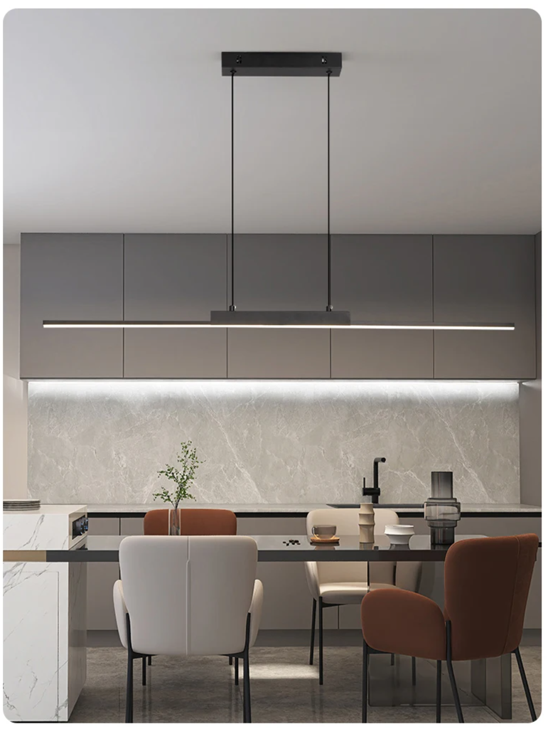 LineaLuxe – Moderne Hanglamp voor Eetkamer en Woonruimte