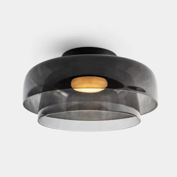 Scandinavische Designer Creatieve Persoonlijkheid Middeleeuwse Glazen Plafondlamp - plafondlamp - sfeerbeeld