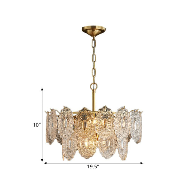 Luxe Kristallen Kroonluchter – Elegant Design met Gouden Afwerking - hanglampen