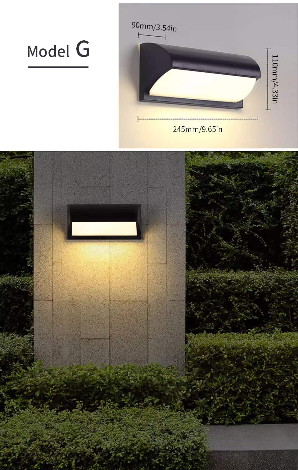 SENSOLUX Radar Sensor LED Wandlamp - wandlamp - detail