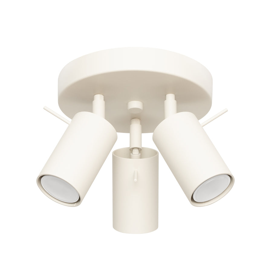 Plafondlamp RING 3P beige