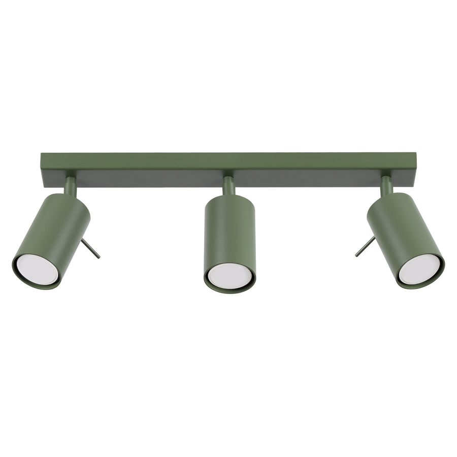 Plafondlamp RING 3L olijfgroen