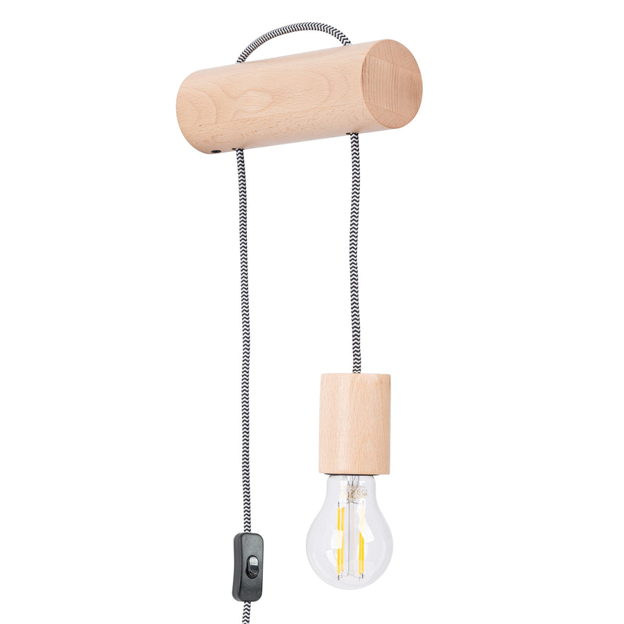Wandlamp NIMBI E27 met schakelaar