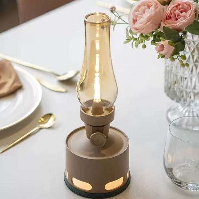 Vintage LED Lantaarn - tafellampen - gemonteerd