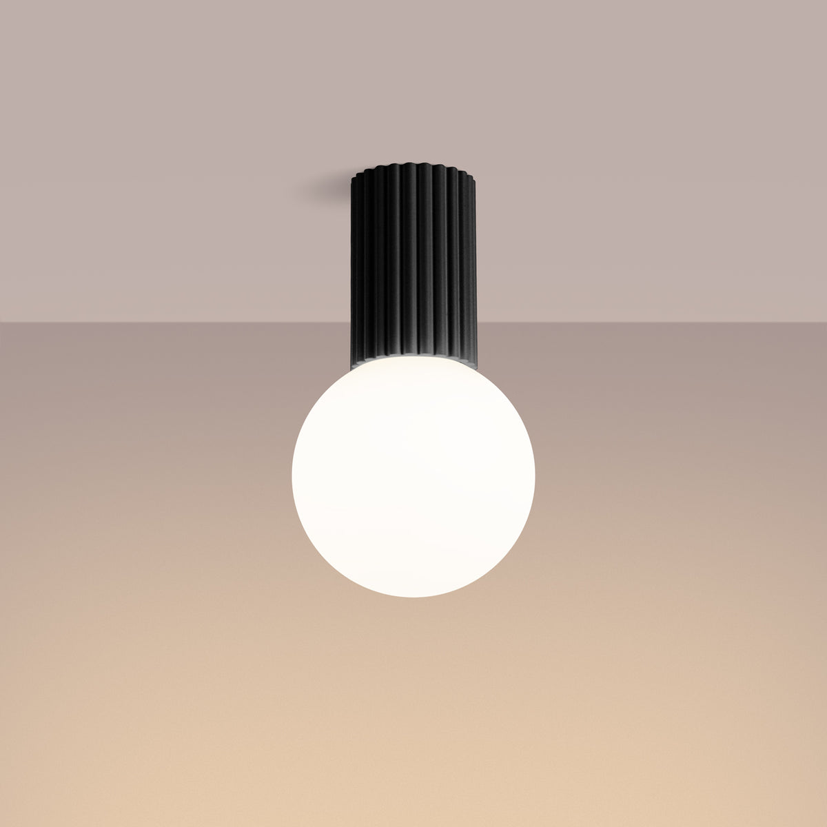 Plafondlamp HALO zwart IP44