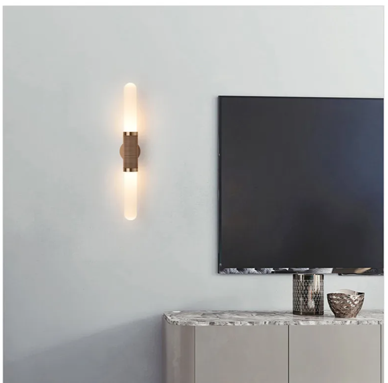 AuroraNord Luxe Wandlamp – Moderne LED Designlamp voor Slaapkamer, Restaurant & Woonruimte - wandlamp - zijaanzicht
