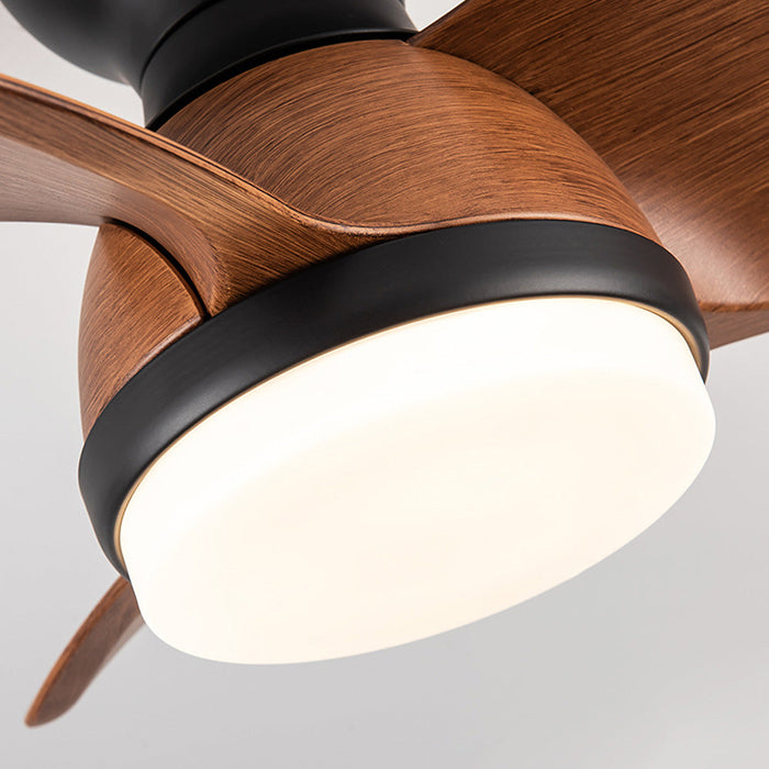 Eenvoudige Stijlvolle Plafondventilator Met LED Verlichting - plafondlamp - afmetingen