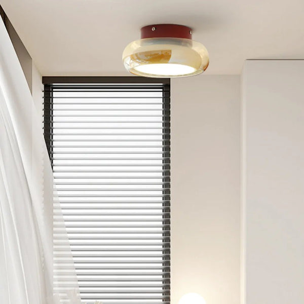 Vintage Kleine Acryl Led Plafondlamp - hanglampen - gemonteerd