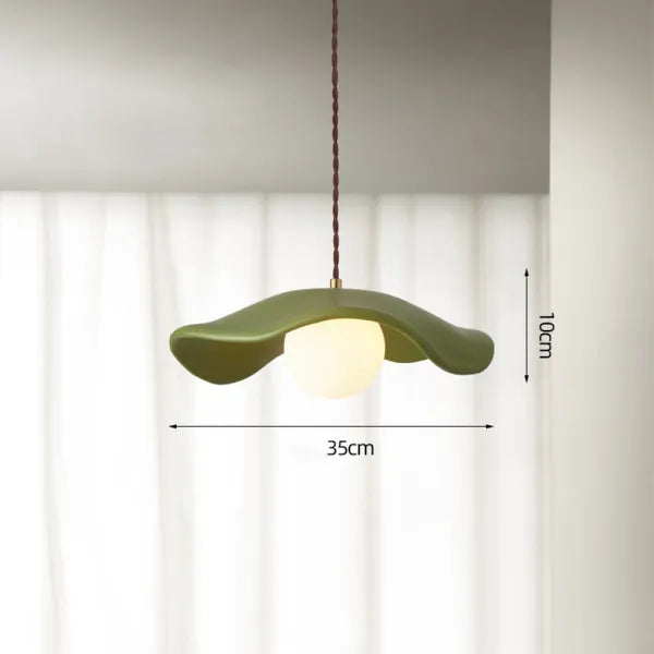 Creatieve Wabi Sabi Eetkamer Hanglamp Met Lotusbladeren - hanglampen - in de kamer