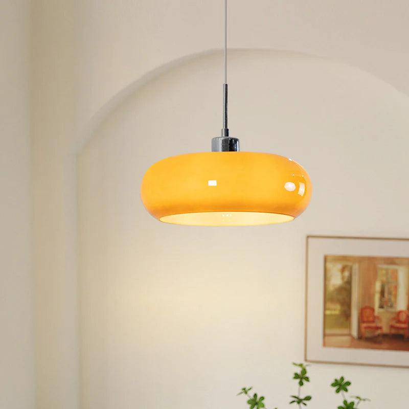 Hailie Broodvormige Glazen Hanglamp - hanglampen - materiaaldetail