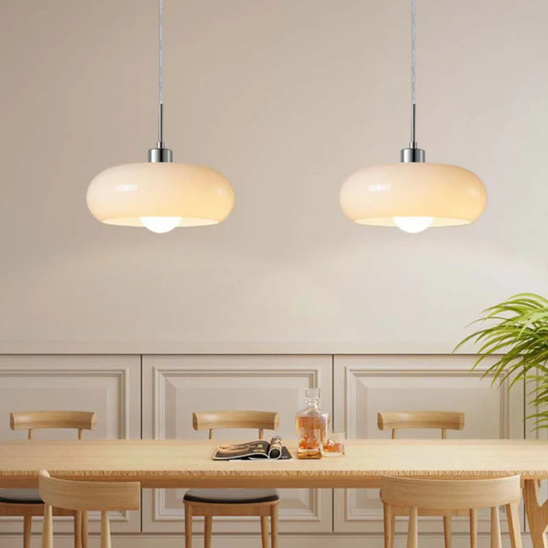 Hailie Broodvormige Glazen Hanglamp - hanglampen - sfeerbeeld