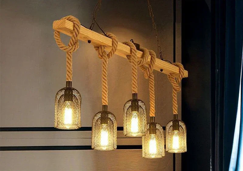 RusticaTone – Amerikaanse Country Hanglamp - hanglampen - gemonteerd