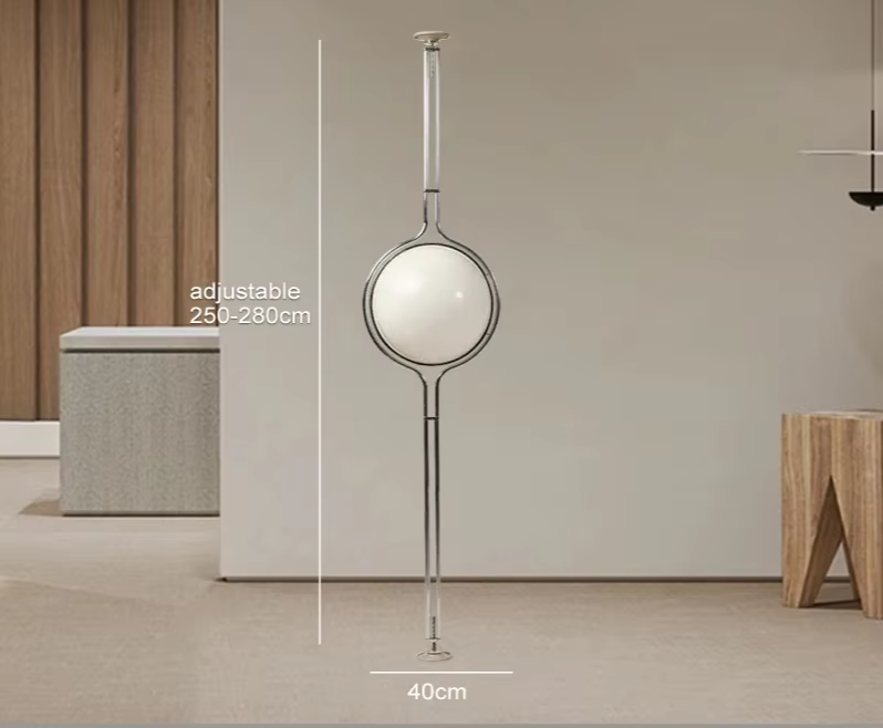 LumiSphere Art Deco LED Bol Vloerlamp - vloerlamp - materiaaldetail