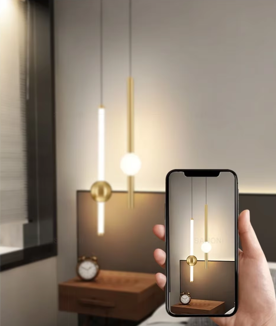 Lumenis Geometrische LED Hanglamp - hanglampen - afmetingen