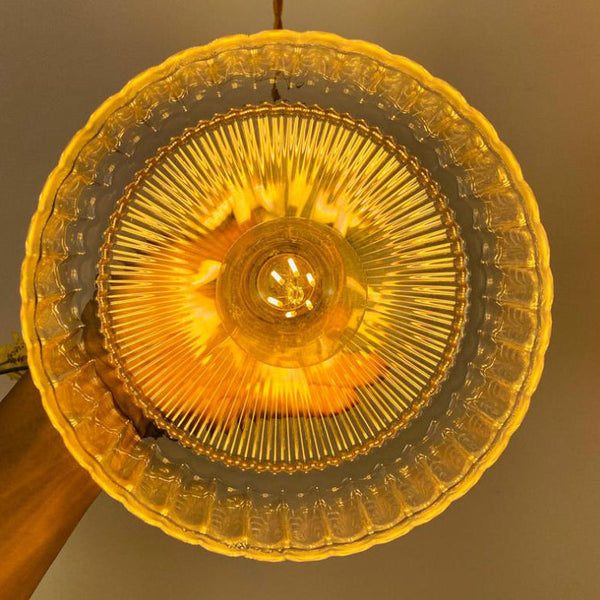 Nordic Kristallen Glazen Hanglamp - hanglampen - close-up