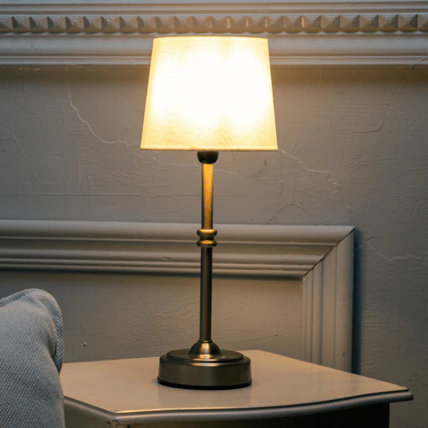 Led Retro Stoffen Draadloze Tafellamp - tafellampen - verlicht
